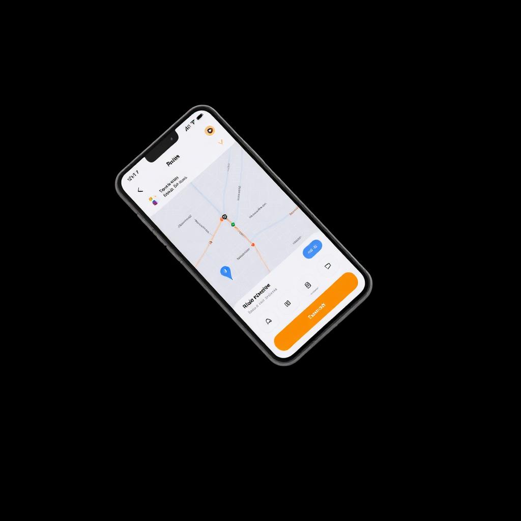Drivvy app mockup